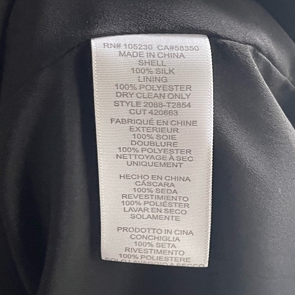 JOIE Naya B Silk Halter Blouse Elegant Black Sleeveless Women Top Criss Cross Sm - Picture 5 of 7